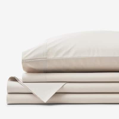 Legends Hotel Supima Cotton Percale Oatmeal Queen Sheet Set