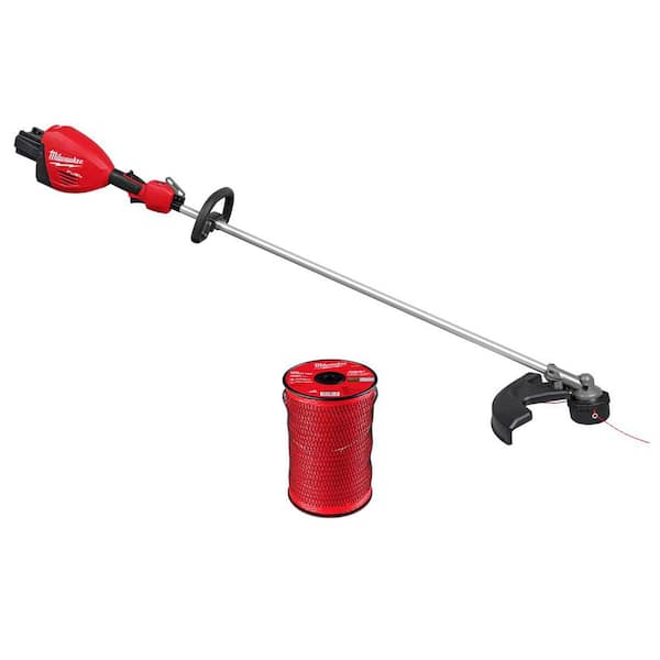 M18 FUEL 17 in. Dual Battery Straight Shaft String Trimmer (Tool Only) & 0.095 in. x 1250 ft. Trimmer Line Spool