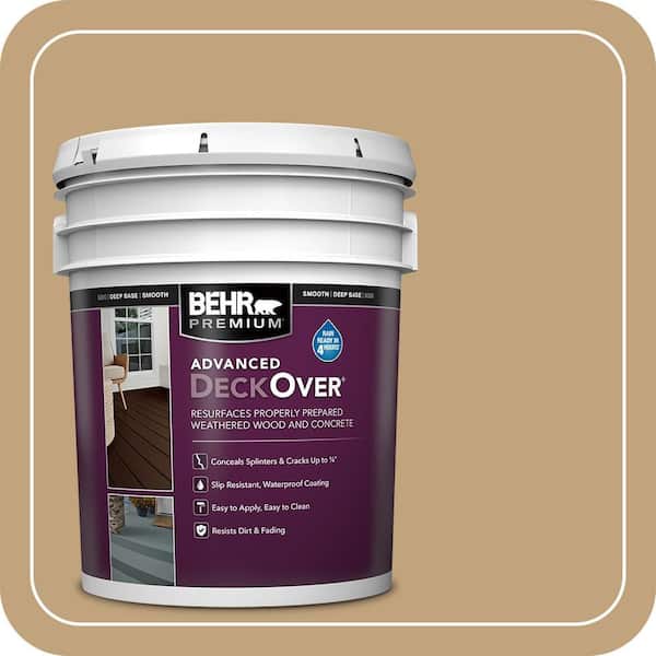 5 gal. #SC-145 Desert Sand Smooth Solid Color Exterior Wood and Concrete Coating