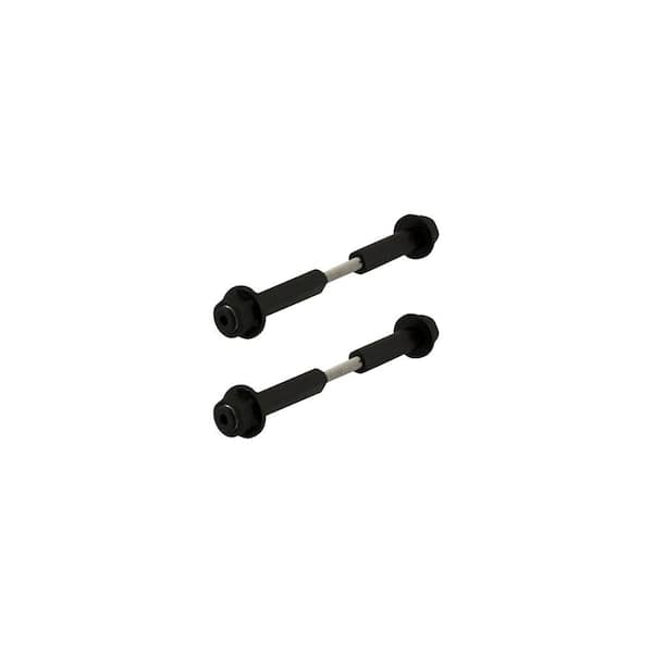 OWT Ornamental Wood Ties OWT (Ornamental Wood Ties) Bulk Galvanized Steel 1/2 in. x 4 in. - 6 in. Adjustable Timber Bolt (2-Pack)