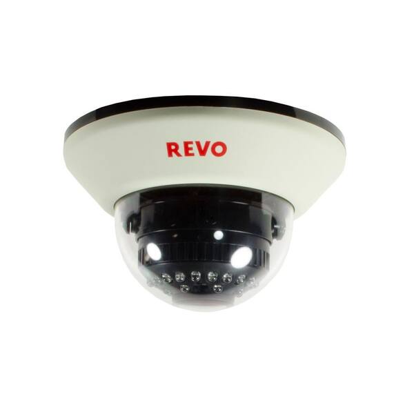 Revo 1200 TVL Indoor Dome Surveillance Camera with 100 ft. Night Vision