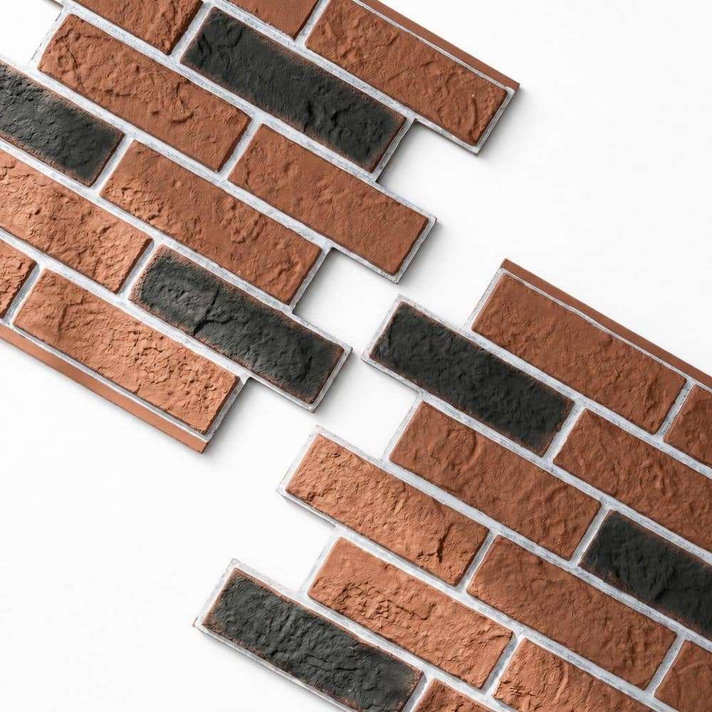 47.2 in. W x 11.8 in. L Rustic Brown Faux Stone Wall Panel Polyurethane Stone Siding Fire and Moisture Resistant 18-Pack price history on PriceWatchPro