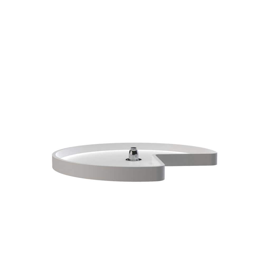 Polymer Kidney 1-Shelf Lazy Susan w/Bottom Mount Rotating Post for Corner Base Cabinets price history on PriceWatchPro