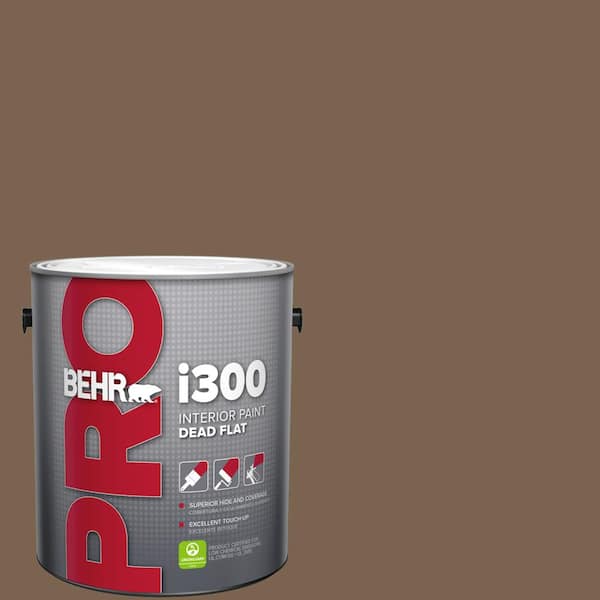 BEHR PRO 1 gal. #N260-7 Folk Guitar Dead Flat Interior Paint