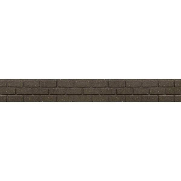 Multy Home EZ Border Bricks 4 ft. Earth Rubber Garden Edging (48-Pack)