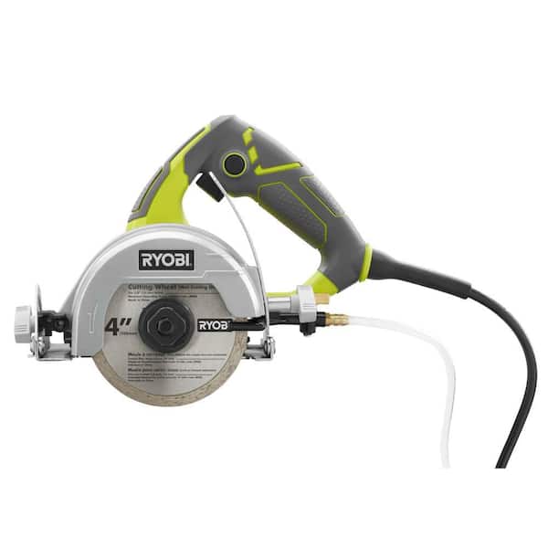 RYOBI 12 -Amps 4 in. Blade Corded Wet Tile Saw