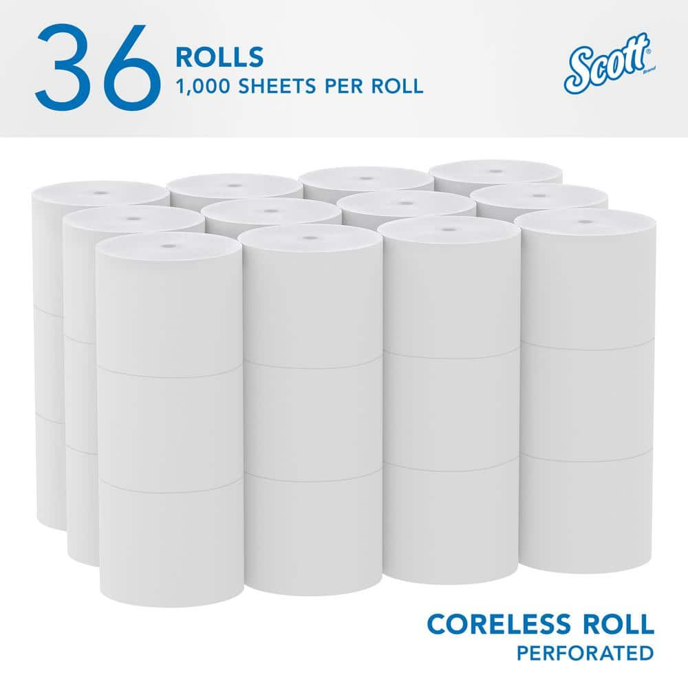 UPC 036000040074 product image for White Coreless Standard Bathroom Tissue 2-Ply (1000 per Roll) | upcitemdb.com