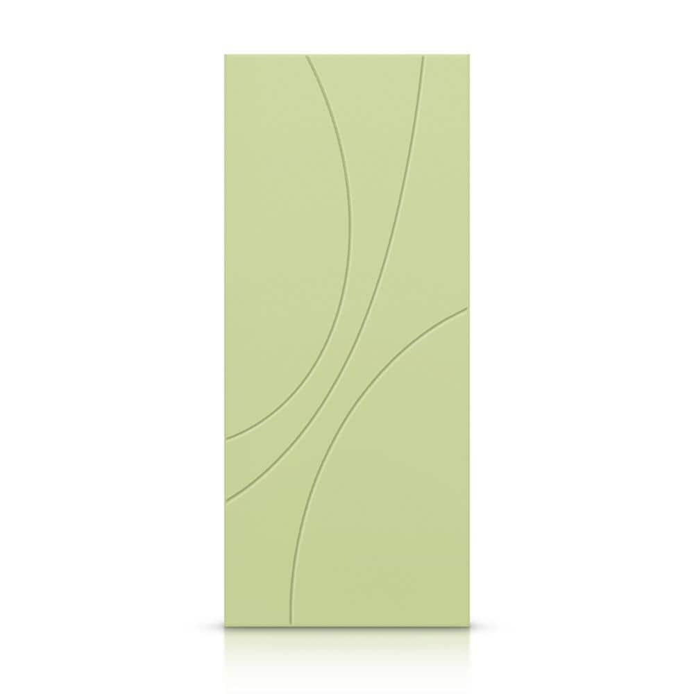 Reviews for CALHOME 42 in. x 80 in. Hollow Core Sage Green Stained