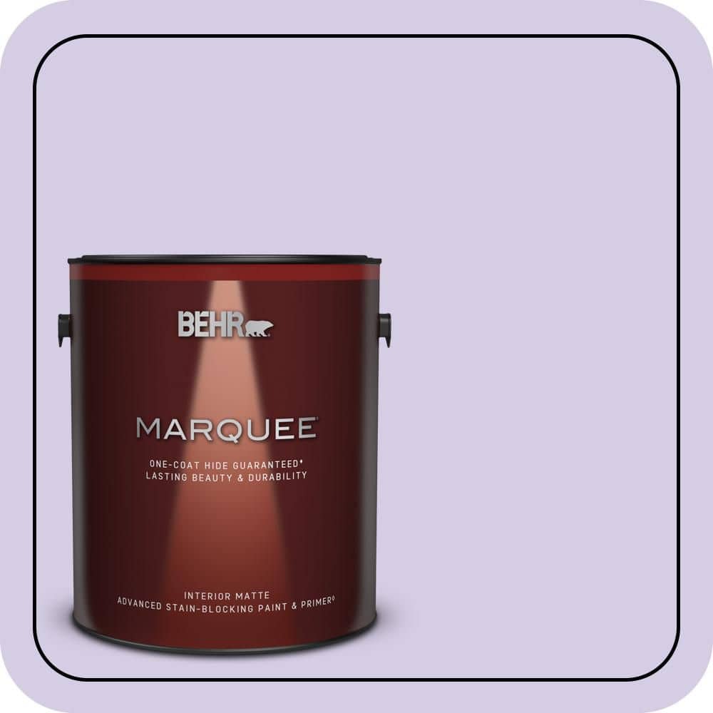 1 gal. #640A-3 Potentially Purple Matte Interior Paint & Primer price history on PriceWatchPro
