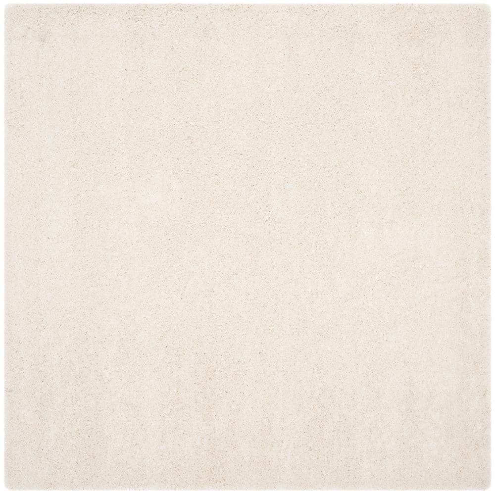 poll index finger Morning SAFAVIEH Milan Shag Ivory 10 ft. x 10 ft. Square Solid Area  Rug-SG180-1212-10SQ - The Home Depot