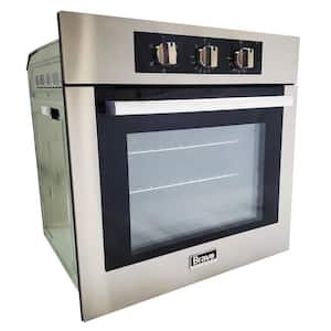 24 in. Single Electric Wall Oven with Convection in Stainless Steel