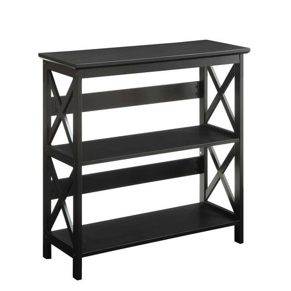 Convenience Concepts Oxford Black 3, Convenience Concepts Oxford 5 Tier Bookcase With Drawer White