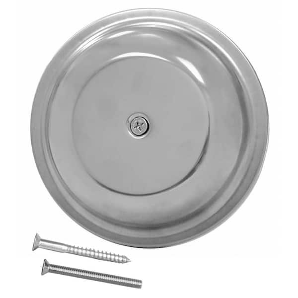 JONES STEPHENS 6 in. Stainless Steel Dome Cleanout Cover Plate