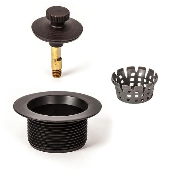 PF WaterWorks Lift and Turn Bath Tub Drain, Oil Rubbed Bronze