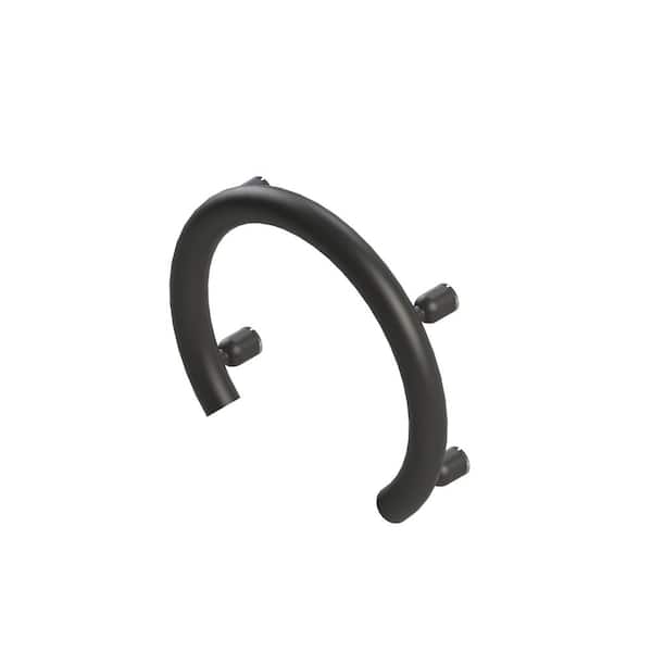 INVISIA 13 in. Concealed Screw Grab Bar Accent Ring, Designer Luxury Grab Bar, ADA Compliant Up to 500 lbs. in Matte Black