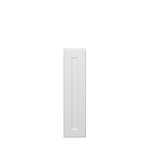 Unbranded Norfolk Shaker 9 in. W x 36 in. H x 12 in. D in Painted White Plywood Assembled Wall Cabinet