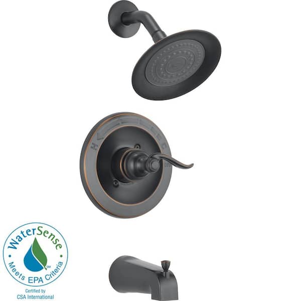 Delta Traditional Single-Handle 1-Spray Tub and Shower in Oil Rubbed Bronze (Valve Included)