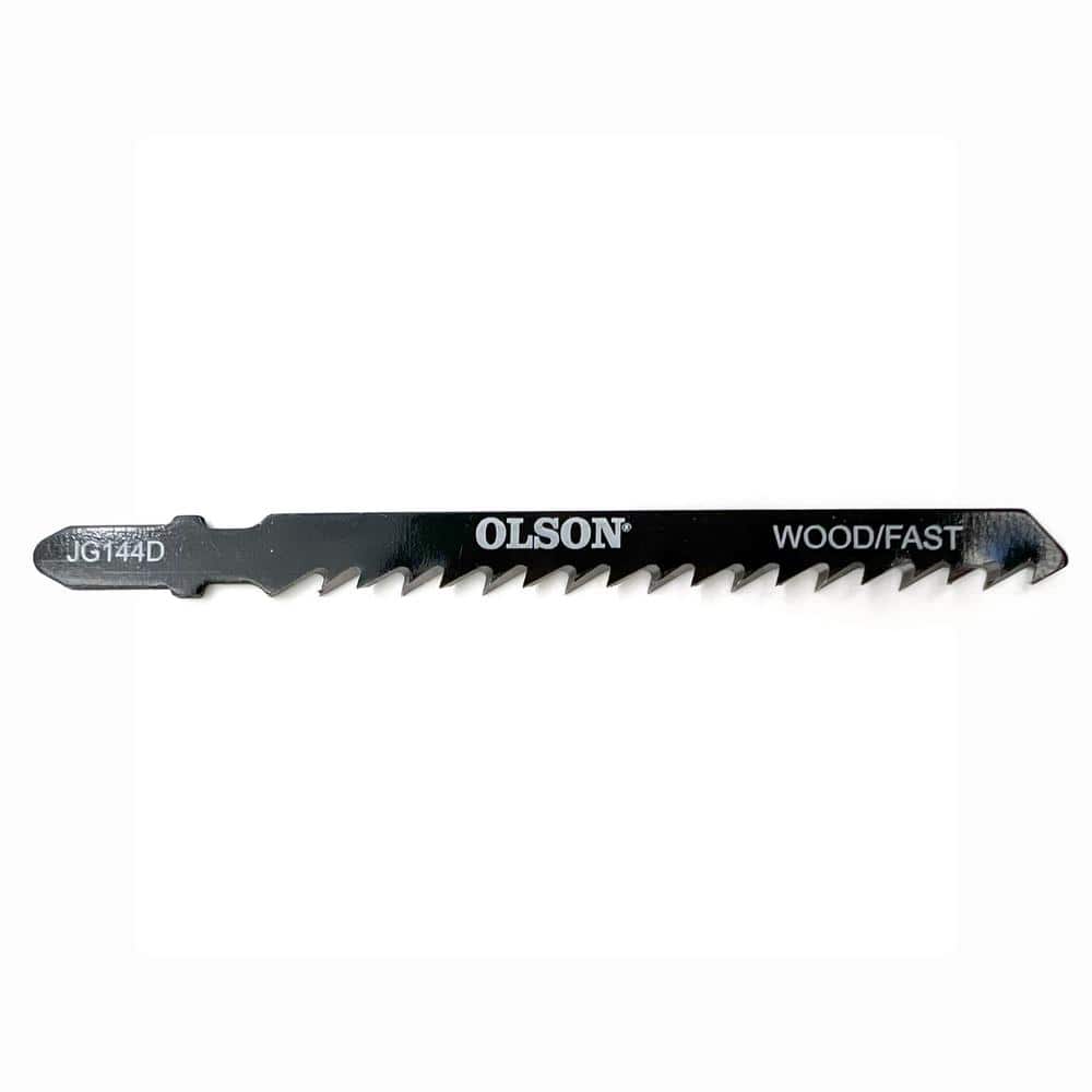 Jig Saw, Steel Blade pack of 5, Wood, Coarse, 3.9 in. long, 38 in. wide, 6 TPI, T-shank price history on PriceWatchPro