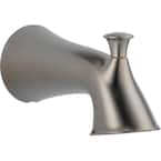 Lahara 6-3/4 in. Non-Metallic Pull-Up Diverter Tub Spout in Stainless