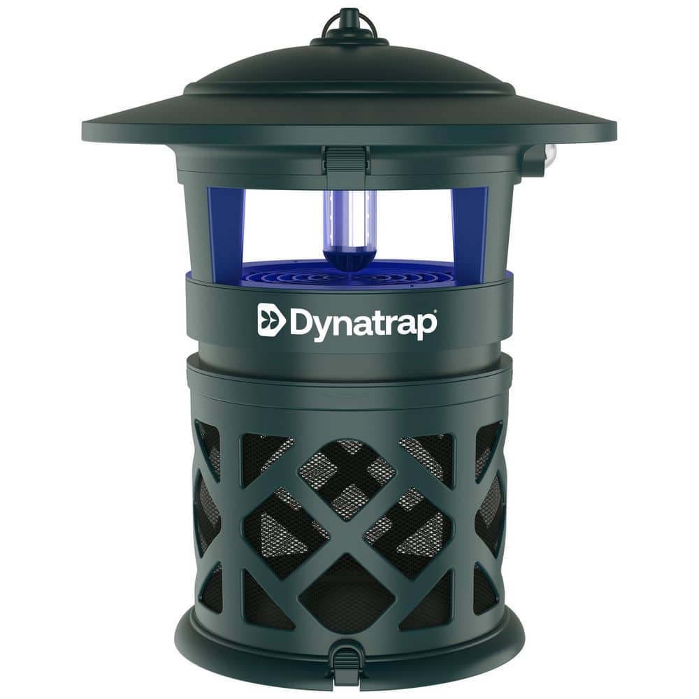 1/2 Acre LED Outdoor Insect Trap - Traps Mosquitoes, Flies, Moths & More Flying Insects - Bug Zapper Alternative - Green