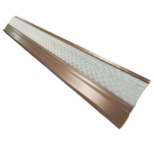 4 ft. x 6 in. Clean Mesh Brown Aluminum Gutter Guard (25-per Carton)