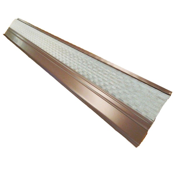 Gibraltar Building Products 4 ft. x 6 in. Clean Mesh Brown Aluminum Gutter Guard (25-per Carton)