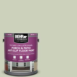 1 gal. #PPU10-09 Chinese Jade Textured Low-Lustre Enamel Interior/Exterior Porch and Patio Anti-Slip Floor Paint
