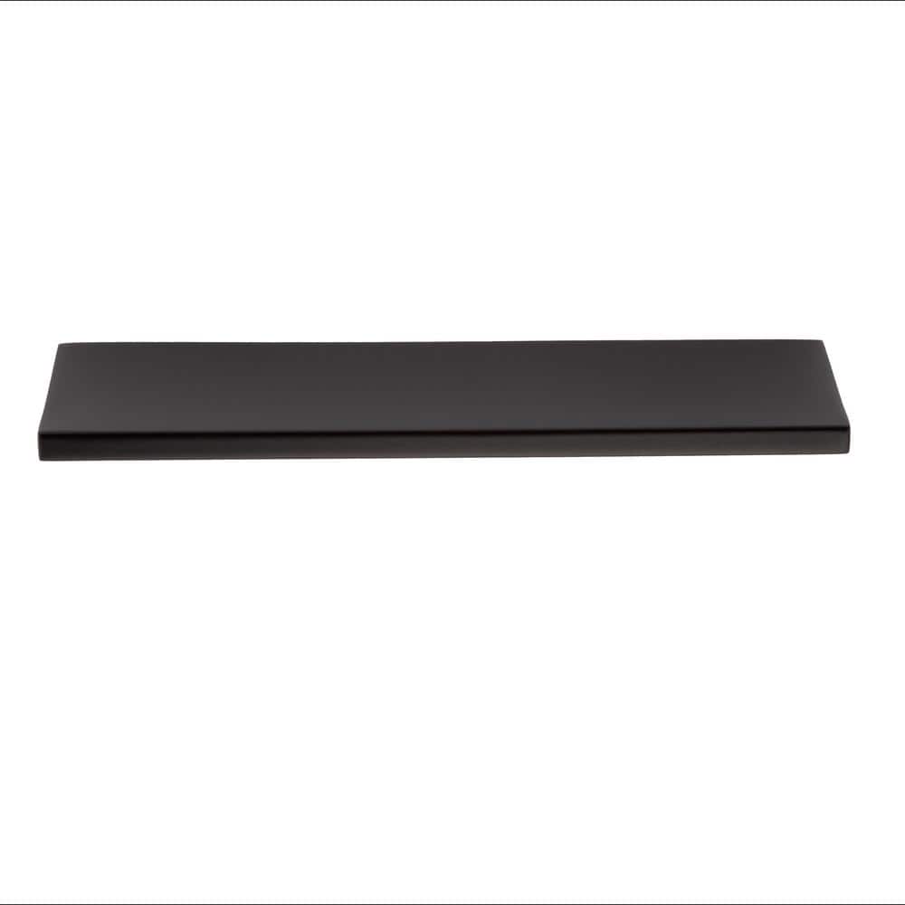 Ethan Matte Black Rectangular Finger Pull with Mounting Hardware