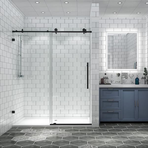 Free Standing Shower Screen 39½ x 76¾ , SKU: LB00112