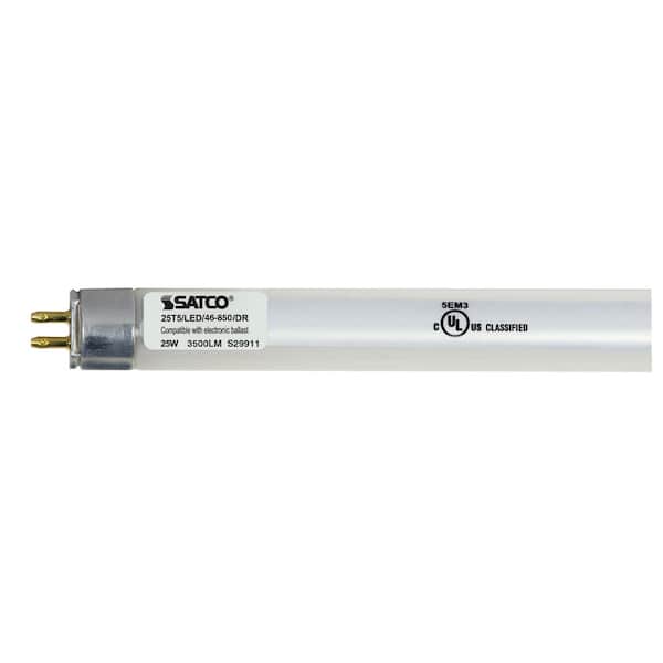 4 ft. 100-Watt Equivalent 50K 3500 Lumens T5 Dimmable G5 Linear LED Light Bulb TYPE A (10-Pack)