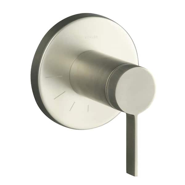 KOHLER Stillness 1-Handle Volume Control Valve Trim Kit in Vibrant Brushed Nickel (Valve Not Included)