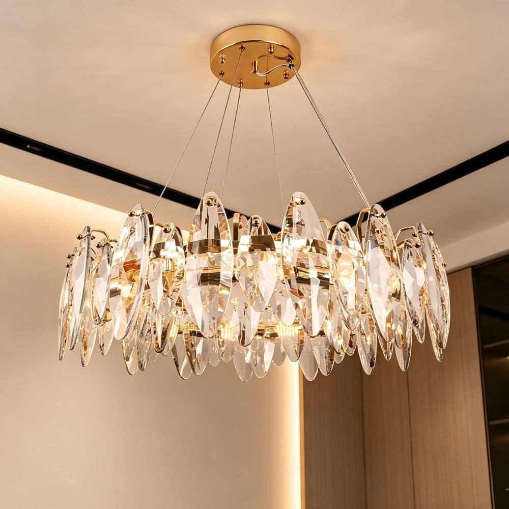 Ariskeen 23.6-Inch Crystal Chandelier, 46% Off