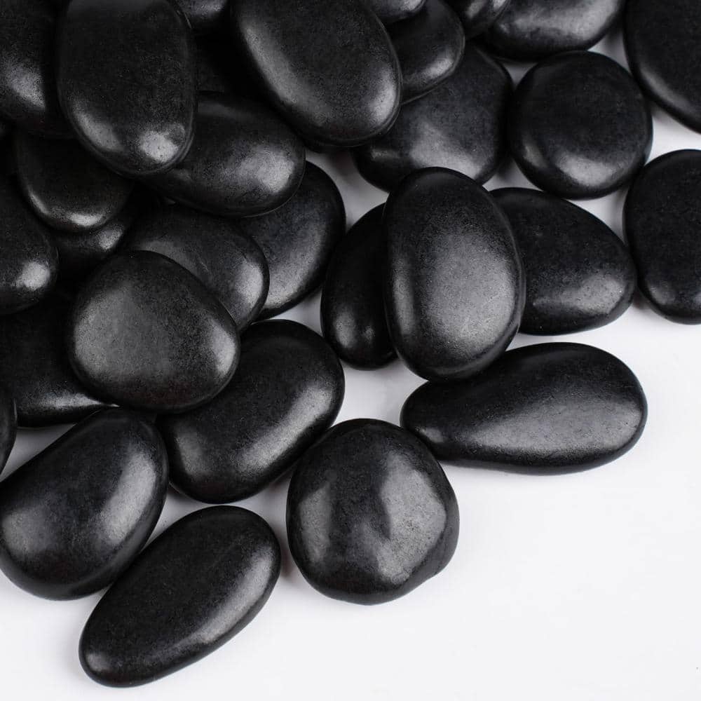 15 lb. 1-2 in. Decorative River Rocks Polished Black price history on PriceWatchPro