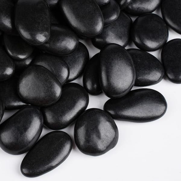 Best HD Pictures about  Black Polished River Rock  with No AI Images