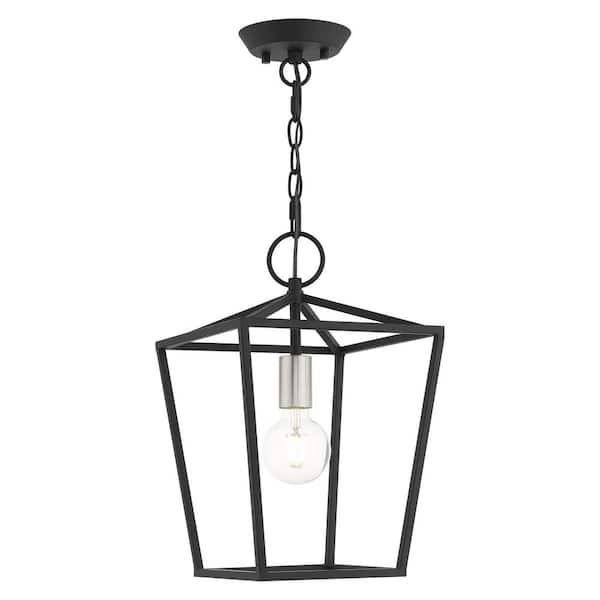 Westridge 1-Light Black Convertible Pendant