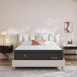 Support Queen Medium Firm 12 in. Hybrid Mattress, Comfortable and Cooling