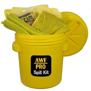 20 Gal. Hazardous Spill Kit: 40 Heavy Duty Pads, 3 Socks, 2 Pillows, Goggles, Spill Sigh, and Overpack Drum