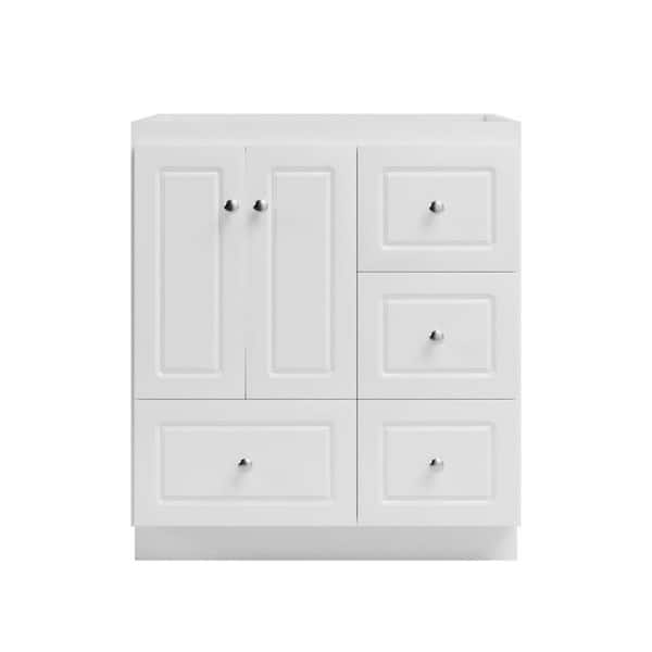 Ultraline 30 in. W x 21 in. D x 34.5 in. H Bath Vanity Cabinet without Top in Winterset