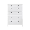 EZ Home Solutions 5-Drawer White Foldable Tall Dresser