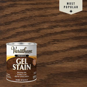 1 qt. Dark Walnut Semi-Transparent Gel Interior Wood Stain