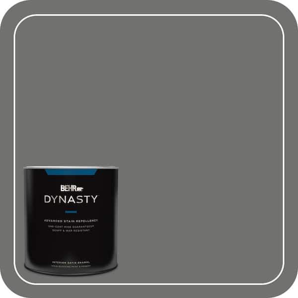BEHR DYNASTY 1 qt. #MQ2-61 Magnet One-Coat Hide Satin Enamel Interior Stain-Blocking Paint & Primer