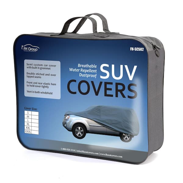 FH Group Supreme Water Resistant 225 in. x 80 in. x 65 in. XX-Large SUV Car Cover