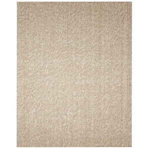 Zatar Beige and Tan 4 ft. x 6 ft. Wool and Jute Area Rug