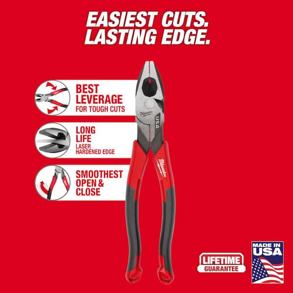 Linesman Plier w/Comfort Grip with 8 in. Long Nose Plier w/Comfort Grip and 8 in. Diagonal Plier w/Comfort Grip