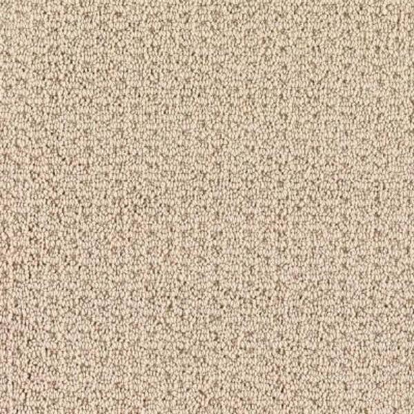 Lifeproof Carpet Sample - Morningside - Color Rice Paper Loop 8 in. x 8 in.