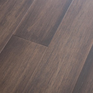 Mixed Currant 1/4 in. T x 5-1/8 in. W Click Lock Waterproof Bamboo Flooring (31.07 sq. ft./case)