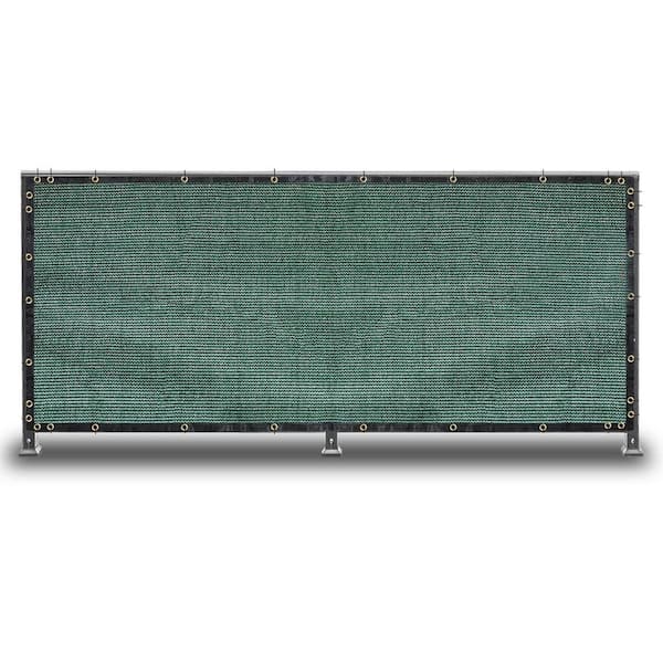 48 in. Metal Garden Fence 8 Panels Heavy Duty Iron Animal Barrier With Gate