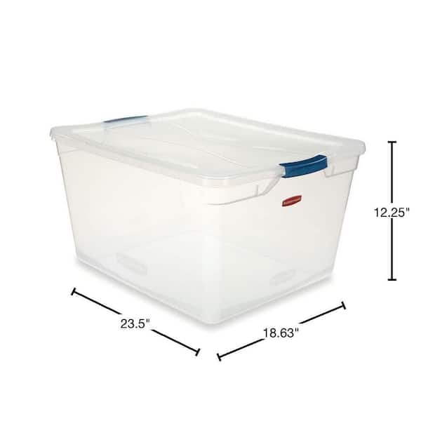 https://images.thdstatic.com/productImages/3f27f0fe-61b5-4922-bd74-997a6f7bc38f/svn/clear-rubbermaid-storage-bins-rmcc710010-40_600.jpg