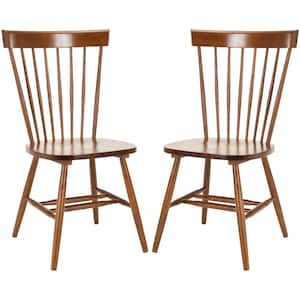 Riley Light Brown Wood Dining Chair (Set of 2)