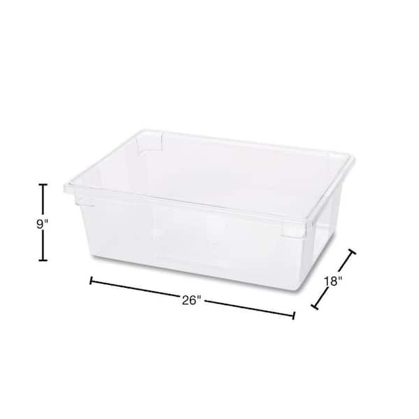 https://images.thdstatic.com/productImages/3f28370e-ffe3-4bf4-8bc1-1d22c969c640/svn/clear-rubbermaid-commercial-products-storage-bins-rcp3300cle-40_600.jpg